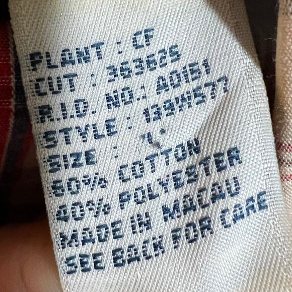 Koret City Blues Long Sleeve Plaid Shirt Womens Size Large Classic - Picture 4 of 5